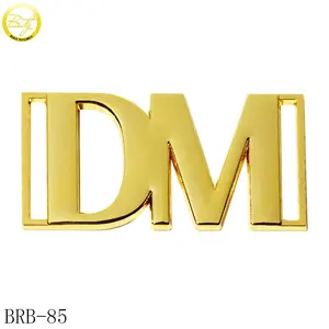 Mode Gold Brief Marke Gürtel Zubehör Zink legierung Bade bekleidung Metallteile geprägt seitliche Entriegelung schnalle