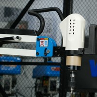 Machine de taraudage électrique universelle à bras flexible, contrôlée par PLC, haute précision, pour la réalisation de filetages internes M36, garantie 1 an