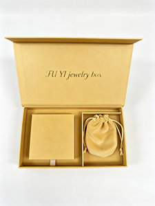 Hotsale Premium Handmade Luxury Magnetic Closure Recycled Material Paper Jewelry <b>Box</b> Full Set Custom Print Logo Lid Divider - Product Image 3