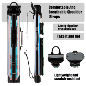 Thằn lằn giải thích Sản phẩm mới sợi nhỏ bi-a Cue trường hợp 3b4s tùy chỉnh Mang trường hợp hồ bơi Cue Túi Giữ nhiều phụ kiện - Product Image 2