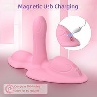 Jouet sexuel en forme de fesses pour femmes, en silicone, avec télécommande sans fil USB, masseur vibrant pour point G, 85 dB de bruit, étanche IPX7 pour adultes