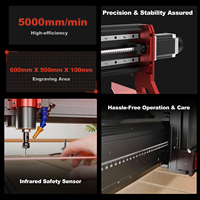 Máquina CNC de Escritorio TWOTREES TTC6050 6090 de 3-4 Ejes para Tallado de Madera, Router CNC para Puertas de Madera