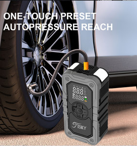 12V High-Capacity Plastic Car Emergency Power Supply with Integrated Air Pump 2-in-1 Smart <b>Clip</b> Fast Inflate & LED Display - Product Image 5