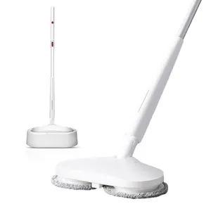 Jesun Cordless Electric Mop with Self-Cleaning Base Lightweight Wireless Electric Spin Mop with Hands Free Cleaning System