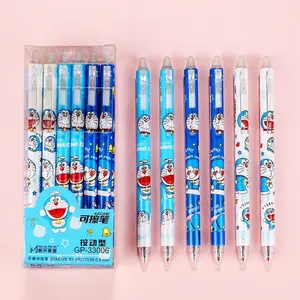 Wholesale Student Cute cartoon retractable gel pen 0.5mm Kawaii gel pen set melody cute stationery