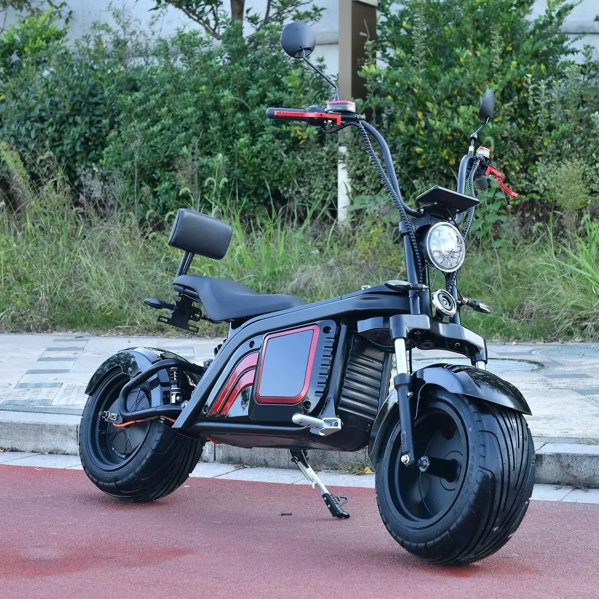 Motor 60V Lithium Batterij Harleyment Citycoco Elektrische Scooter 2000W Borstelloze Range Woelmuis Motor Citycoco 3000 W Lichten