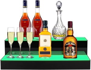 Tùy Chỉnh <span class=keywords><strong>Led</strong></span> Thắp Sáng Rượu Chai Nước Hoa Hiển Thị Đứng 2 Bước 4 Rượu Vang Acrylic Rượu Hiển Thị Giá Với Điều Khiển Từ Xa - Product Image 5