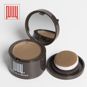 แป้งปิดผมบาง FULLY Hairline Powder สีน้ำตาล บรรจุในตลับไมก้า พร้อมแผ่นแปรงทา รุ่น 12 ยกโคนผม สำหรับปกปิดเส้นผมบางบริเวณไรผม - Product Image 2
