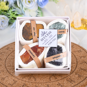 กล่องของขวัญคริสตัลหินดิบสำหรับการบำบัดและสะสม ขายส่ง - Product Image 3