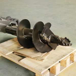 Moteur hydraulique pour accessoires d'excavatrice avec tarière, utilisable avec des forets de roche pour la construction de pieux - Product Image 5