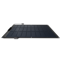 Panneau Solaire Flexible 100w Semi-Flexible Pliable 12V Mono Off-Grid pour RV Bateau Cabine Van Voiture et Caravane RV Bateau Camper