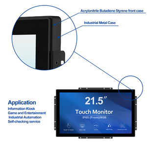 จอแสดงผล LCD แบบติดผนังอุตสาหกรรม GreenTouch ขนาด 21.5 นิ้ว รองรับการสัมผัส 10 จุด พร้อมหน้าจอสัมผัสแบบ Open Frame - Product Image 2