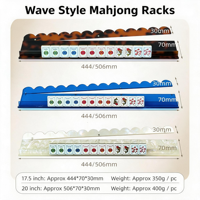 Anpassbare Acryl-Mahjong-Ständer und -Schieber - Modernes Luxusdesign in Verschiedenen Größen und Farben, Maßanfertigung für US-Mahjong-Sets im Großhandel