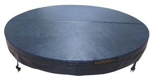<span class=keywords><strong>Couverture</strong></span> de <span class=keywords><strong>spa</strong></span> au design moderne avec couvercle en cuir <span class=keywords><strong>pour</strong></span> piscines extérieures et spas, disponible en modèles ronds et carrés - Product Image 2