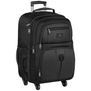 Large Rolling Wheeled Backpack Business Travel Carry on Luggage Suitcase <strong>Bag</strong> Durable <strong>Roller</strong> College School Computer <strong>Book</strong> <strong>Bag</strong> - Product Image 1