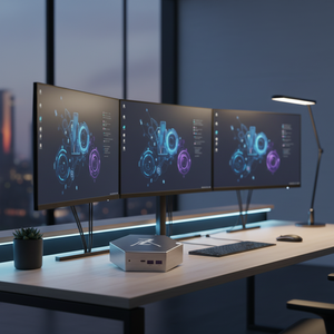 Miniordenador AMD Ryzen 7 8845HS, 8 Núcleos 16 Subprocesos, 16 GB de RAM, 512 GB de Almacenamiento, Factor de Forma Ultrapequeño - Product Image 4