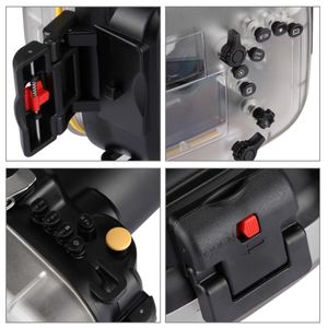 Boîtier de plongée sous-marine PULUZ 40m boîtier de caméra étanche pour <span class=keywords><strong>Canon</strong></span> 5D Mark III (<span class=keywords><strong>EF</strong></span> 24-105mm F/4L IS II USM) - Product Image 6