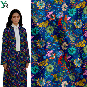 Tela Tana Lawn Floral de Alta Calidad con Estampado Digital Liberty para Ropa, Estilo Tropical y Bohemio, Suministro al por Mayor - Product Image 1