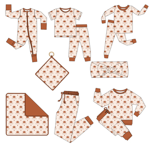 ชุดนอนเด็กอ่อนผ้าไผ่ ชุดนอนเด็กทารกผ้าไผ่ เสื้อผ้าเด็กแบบตะวันตก ชุดนอนเด็กวัยหัดเดินผ้าไผ่ ชุดรอมเปอร์เด็ก - Product Image 1