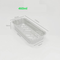 Conteneurs alimentaires en aluminium de 460 ml fabriqués en Chine, résistants au four
