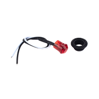 10 PCS Feux de position latéraux LED ambre 12V encastrés pour camion, camping-car, remorque, fourgonnette, bus, bateau