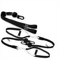 Ensemble d'entraînement Wellshow Sling Trainer pour entraînement complet du corps, renforcement musculaire, entraînement à domicile, résistance au poids du corps, ancre de porte, crochet mousqueton