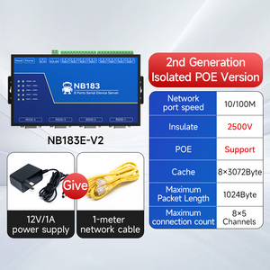 Ebyte NB183E-V2 RS485/RS232 เซิร์ฟเวอร์อนุกรม 8 พอร์ต รุ่นที่สอง รองรับโปรโตคอล Modbus TCP/IP แปลงอนุกรมเป็นพอร์ตอีเธอร์เน็ต - Product Image 3