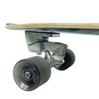 Istaride personnalisé professionnel 32 pouces 7 plis érable Longboard Surf Skate Skateboard pour débutants