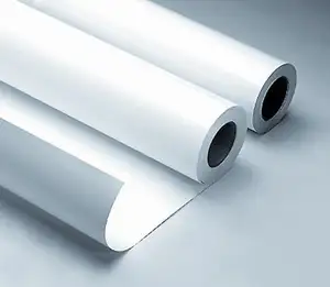 PP PE PET PVC BOPP vinile argento opaco trasparente autoadesivo trasferimento carta termica etichetta rotolo Jumbo