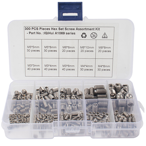 Hot Sale 304 Stainless Steel Metric Screw Set with Nut <b>Washer</b> Round/<b>Countersunk</b>/Truss Head Small Packaging Screws - Product Image 3