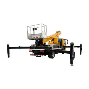 Véhicule de travail aérien Dongfeng Isuzu, Plateforme élévatrice, Camion-plateforme, Plateforme de levage pour travaux en hauteur - Product Image 4