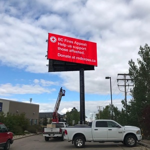 防水P6 P8 P10户外广告单双面发光二极管屏幕数字广告牌显示器 - Product Image 5