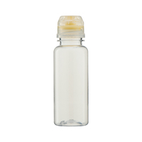Bouteille de sauce en plastique transparent avec bouchon distributeur à presser pour ketchup, moutarde, mayonnaise, condiment, emballage alimentaire, PET de qualité alimentaire