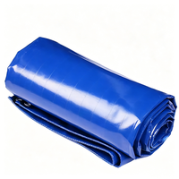 Bâche tissée en PVC pour ferme agricole, 100 % polyester, 500 GSM, robuste, imperméable, protection contre le vent et isolation thermique pour tente extérieure