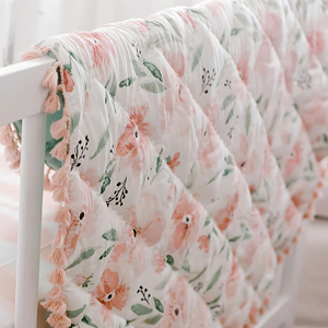 Alfombra de Juego Multifuncional de Algodón Orgánico de 40 Pulgadas, Reversible y Acolchada, de Lujo para Bebés - Product Image 3