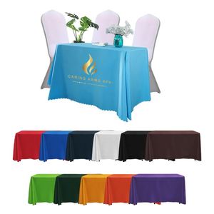 Wholesale Square <b>Table</b> Cloth 90x90 Inch Baby Blue Polyester Tablecloth <b>Cover</b> for Wedding - Product Image 1