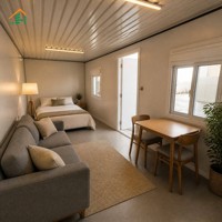 Maison préfabriquée en conteneur, mobile, pliable, en panneaux sandwich en acier, maison préfabriquée moderne à une pièce, mini-maisons