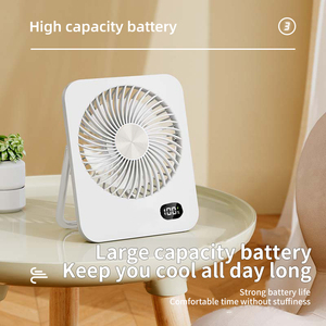 Nhỏ gọn thiết kế hiện đại bàn <span class=keywords><strong>fan</strong></span> hâm mộ với điều khiển từ xa và chức năng hẹn giờ có thể sạc lại <span class=keywords><strong>fan</strong></span> hâm mộ - Product Image 2