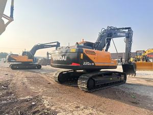 China Venta caliente Excavadora grande Hyundai 220LC Excavadora de orugas usada Precio bajo Buena máquina 22T Motor de caja de cambios - Product Image 4