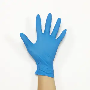 M3.5g Guantes de nitrilo azul sin polvo Guantes de examen médico de nitrilo - Product Image 2