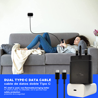 45W pour Samsung Type C Adaptateur secteur Charge rapide PD 3.0 Compatible Original EU UK US Plug Chargeur pour appareils Android
