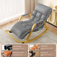 Fauteuil de relaxation inclinable et extensible en cuir PU ergonomique pour salon et bureau – Vente en gros