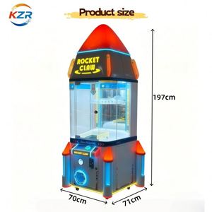 Video <b>Game</b> Entertainment Equipment - Rocket <b>Claw</b> Gift Clip, Gift <b>Machine</b> Keychain, Toy, Prize Grab <b>Game</b> Console - Product Image 1