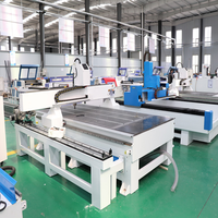 Máquina de madera CNC de Mesa 4x8, 2 ejes rotativos de 2 ejes para muebles de puertas de carpintería