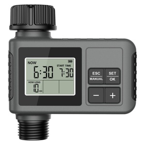 Smart Gray Large-Screen <b>Timer</b> Irrigation Controller Outdoor Yard Watering System Automatic Irrigation <b>Timer</b> Easy Gardening - Product Image 1