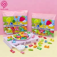 Sugar Free Vitamin C Mint Tablets Fruity Flavor Filling Hard Candy Press Mints Fresh Breath Pocket Box