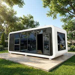 Cabaña <span class=keywords><strong>Apple</strong></span> Inteligente, Moderna, Ecológica y Duradera para Uso Comercial en Cafeterías al Aire Libre, Aislada, Resistente a la Intemperie, de Construcción Rápida, Tipo Glamping Pod - Product Image 3