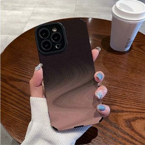 Funda de Teléfono Móvil de Cuero Artificial TPU con Estampado de Ondas de Arena en Degradado Negro y Rosa para <span class=keywords><strong>iPhone</strong></span> X, Xr, <span class=keywords><strong>11</strong></span>, 12, 13, 14, 15, 16, 17, 18 Pro Max - Product Image 2