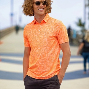 Camisas de Golf de Calidad con Diseño Tropical Personalizado, Modernas, Transpirables, para Equipo, en Oferta - Product Image 2