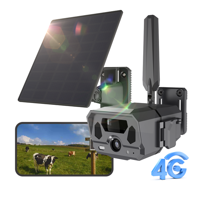 Willfine 12MP 4G Solar Security Camera 4G LTE PIR Motion Sensor Human Vehicle Animal Recognition 2.7K AI Smart Activity Zone